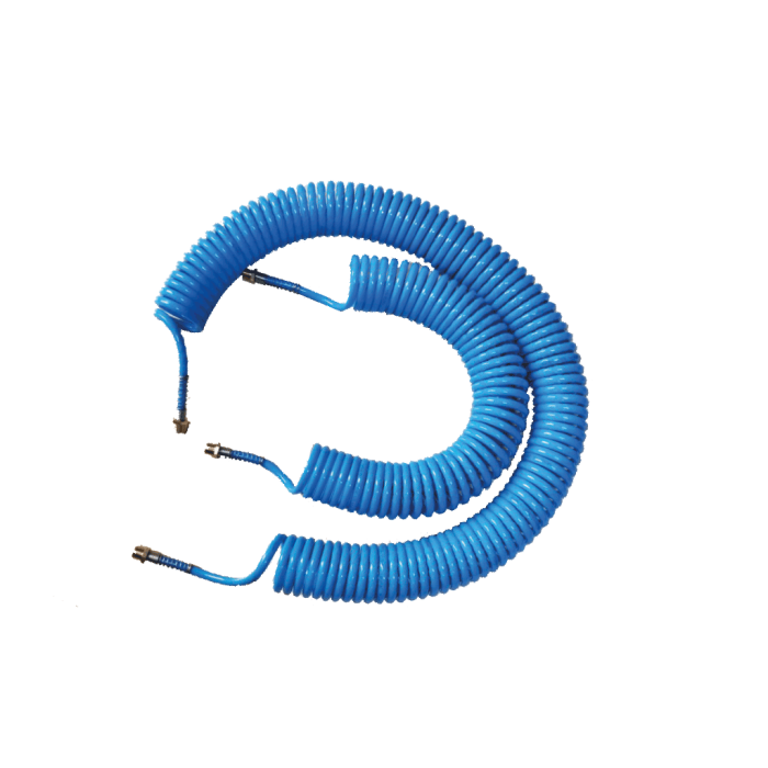 Poliüretan Yaylı Sabit Metal Rekorlu Spiral Hortumlar