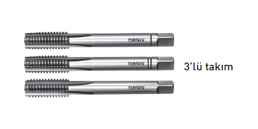 W1/2''-12 CZTOOL EL KILAVUZ TAKIMI HSS
