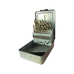 DIN338 MATKAP SETİ 19 PARÇA 1-10mmx0.5 HSSCo5