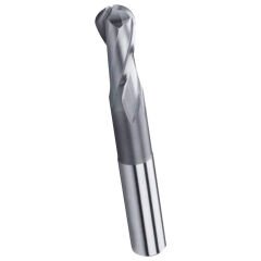 12mm 2 AĞIZ UZUN KÜRE PARMAK FREZE HSS