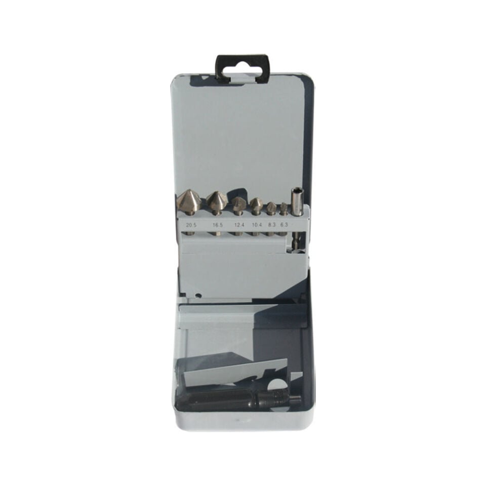 1/4'' SAPLI SET 6 PARÇA HAVŞA FREZE 90° HSS DIN335