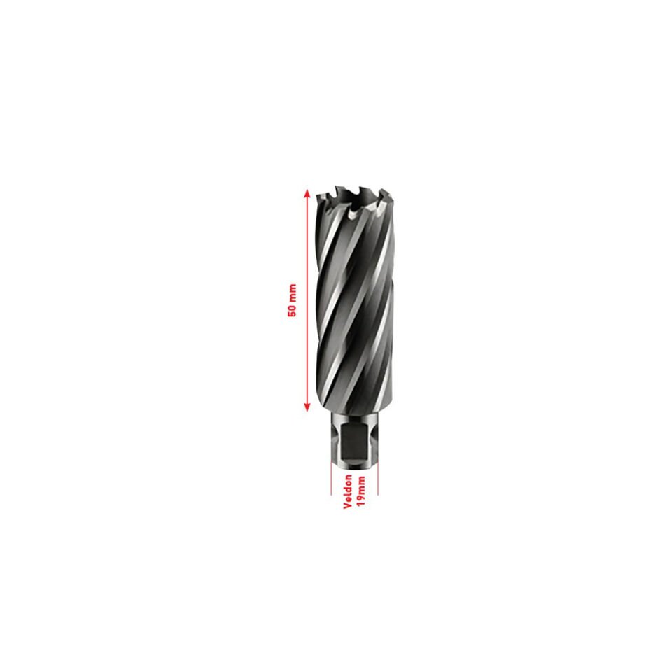 18x50mm MANYETİK MATKAP UCU HSSCo5