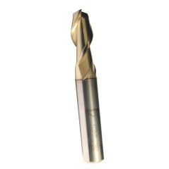 12mm ZPS 2 AĞIZ KISA ALUMİNYUM FREZESİ DIN327 ZrN