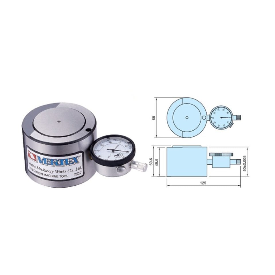 50mm VERTEX MANYETİK SAATLİ YÜKSEKLİK HİZALAMA (B)