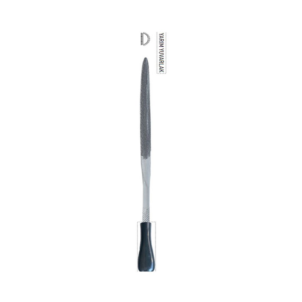 160mm TOME YARIM YUVARLAK SAATÇİ EĞE SAPLI
