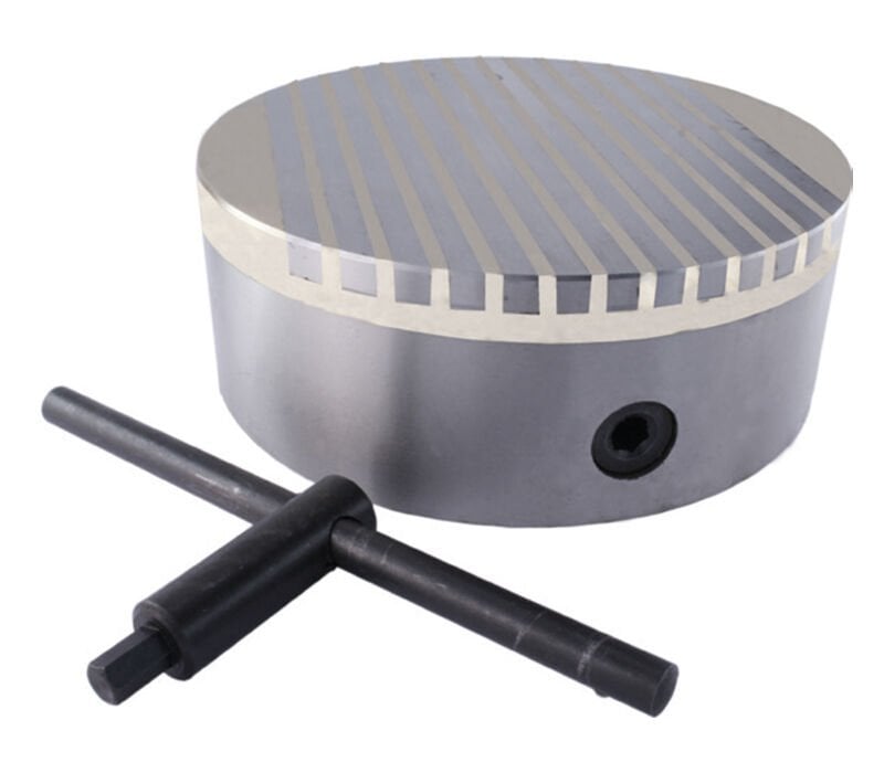 250mm KRASNIC YUVARLAK MANYETİK TABLA 12 Kgf