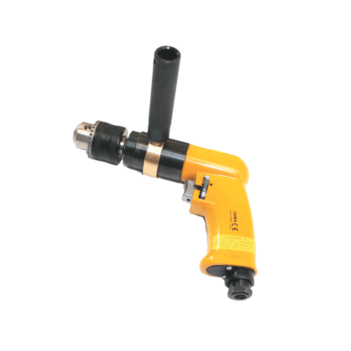 AT-4044A 13 mm. 800 RPM Kabzalı Ağır Tip Havalı Matkap