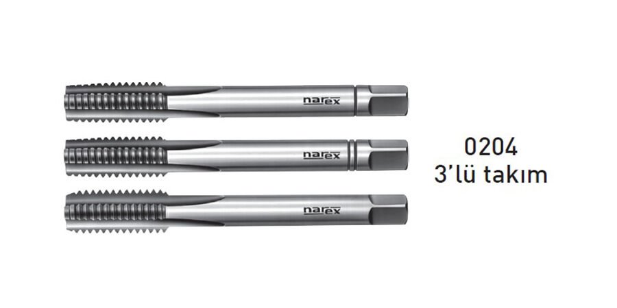 UNC1/2''-13 NAREX EL KILAVUZ TAKIMI DIN352 (0204)