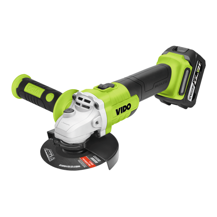 21V Li-Ion Akülü Kömürsüz 115mm Avuç Taşlama