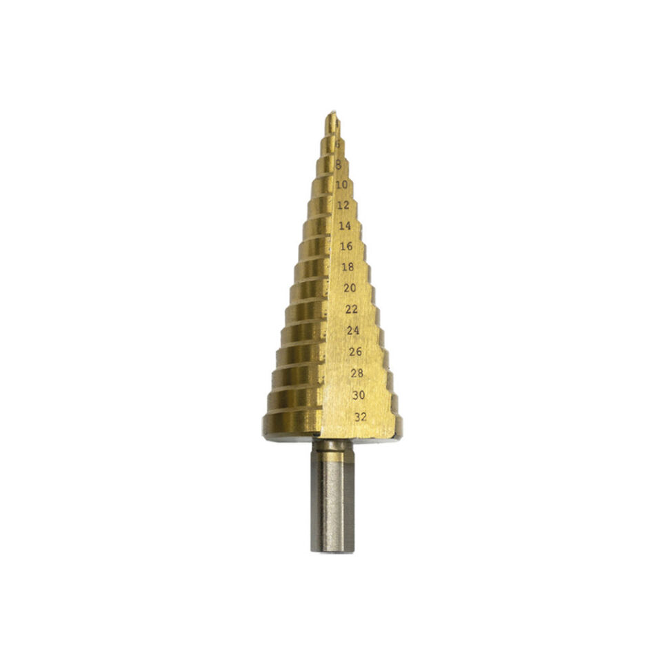 KADEMELİ SAC DELME MATKABI 4-20mm X2 TİN KAPLI