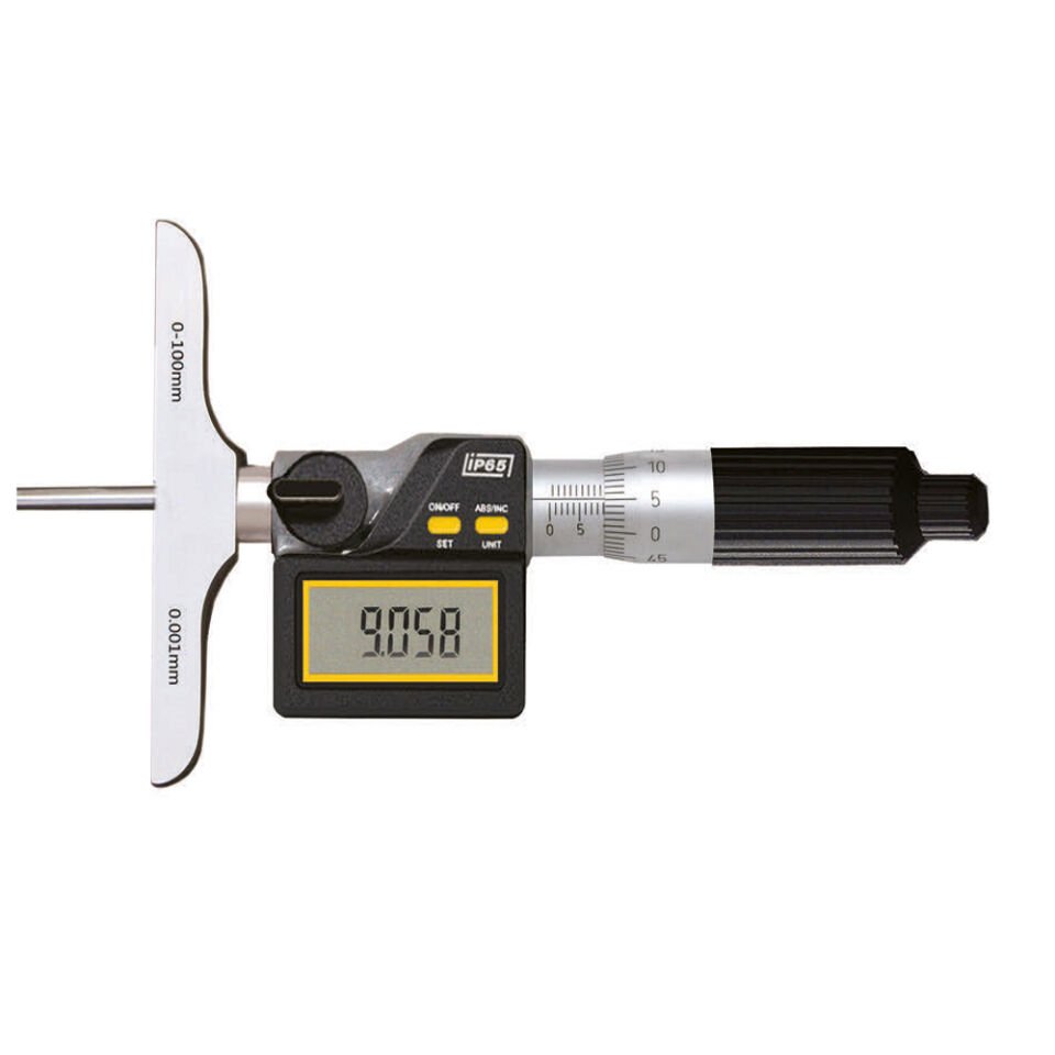 0-100x0.01mm DİJİTAL DERİNLİK MİKROMETRE