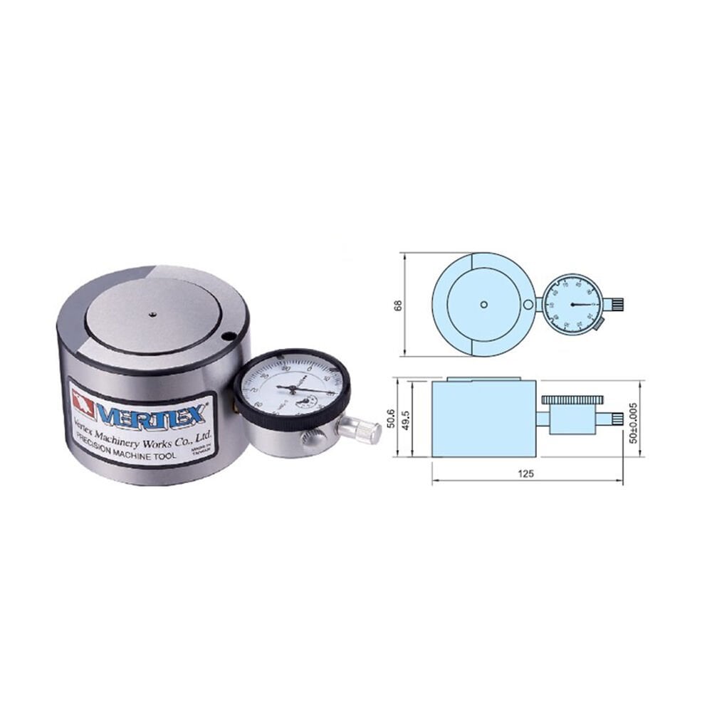 50mm VERTEX SAATLİ YÜKSEKLİK HİZALAMA (B)
