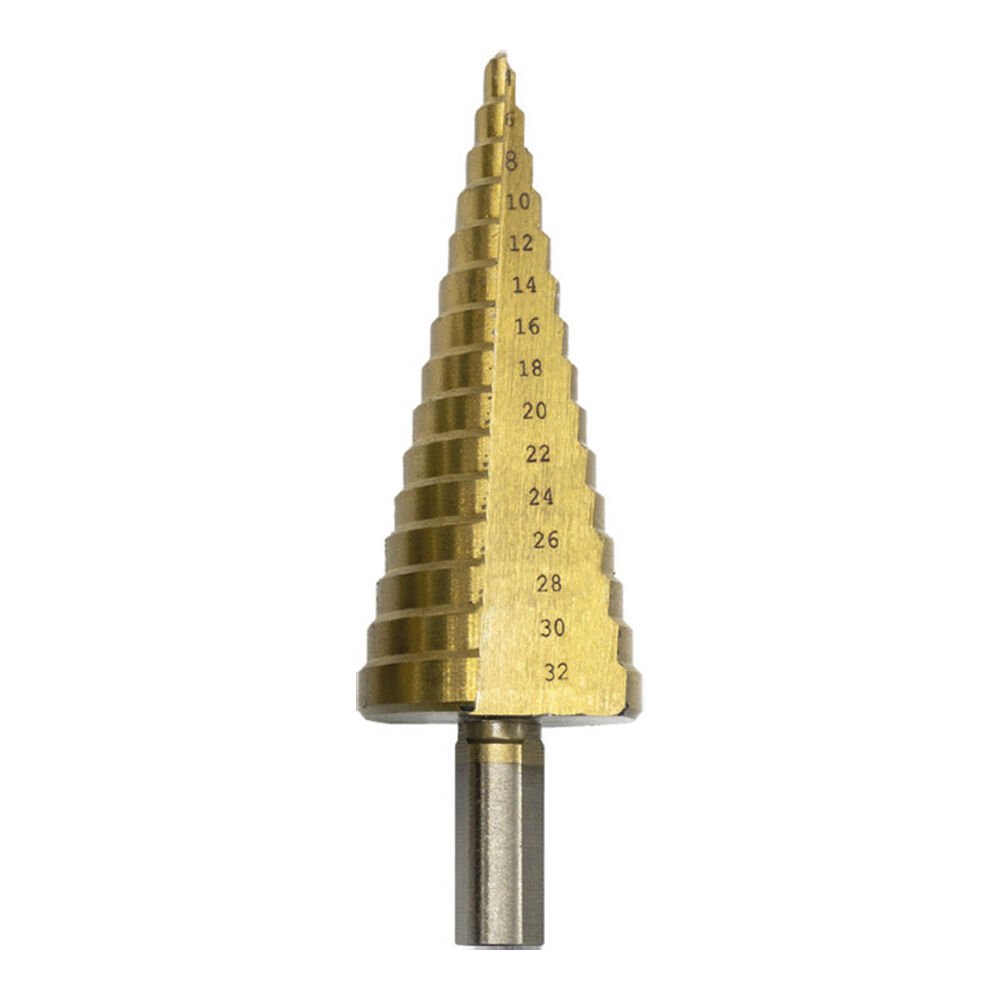 KADEMELİ SAC DELME MATKABI 4-12mm X2 TİN KAPLI